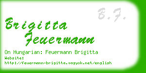 brigitta feuermann business card